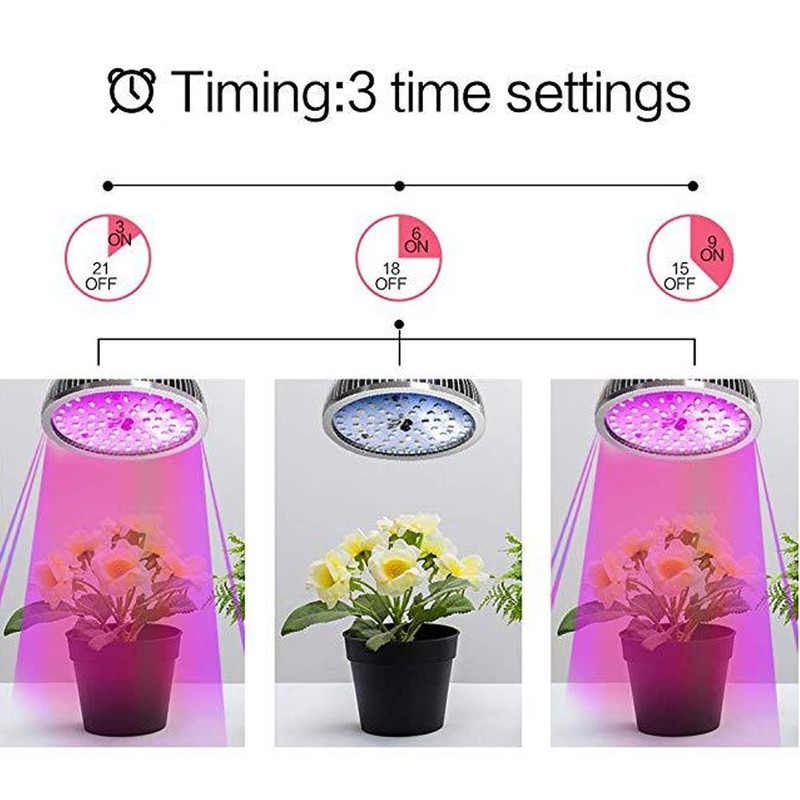 Indoor Garden 50W 64LED Remote Control Full Spectrum Plant Grow