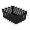 Guankan Kitchen Storage Basket Bin Set of 3, Plastic Organizer