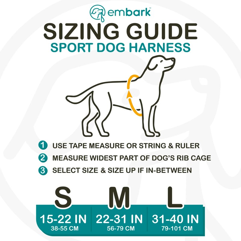 Embark Sports Dog Harness, No Pull Dog Harness with 2