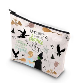 Musical Lover Gift for Best Iadybro Broadway Inspired Musical Makeup Bag Musical Theatre Gift (to Fly Bag UK)