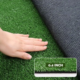 Artificial Grass 5' x 13', ZGR Fake Grass Carpet Faux Synthetic Turf Rug with Drainage Holes, Easy to Clean, 10MM Pile, Great for Garden, Patio, Balcony, Floor and Wall Decoration