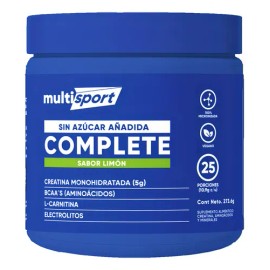 Creatina Multi Sport Complete 25 Serv Bcaa L Carnitina Limón                                                                                          