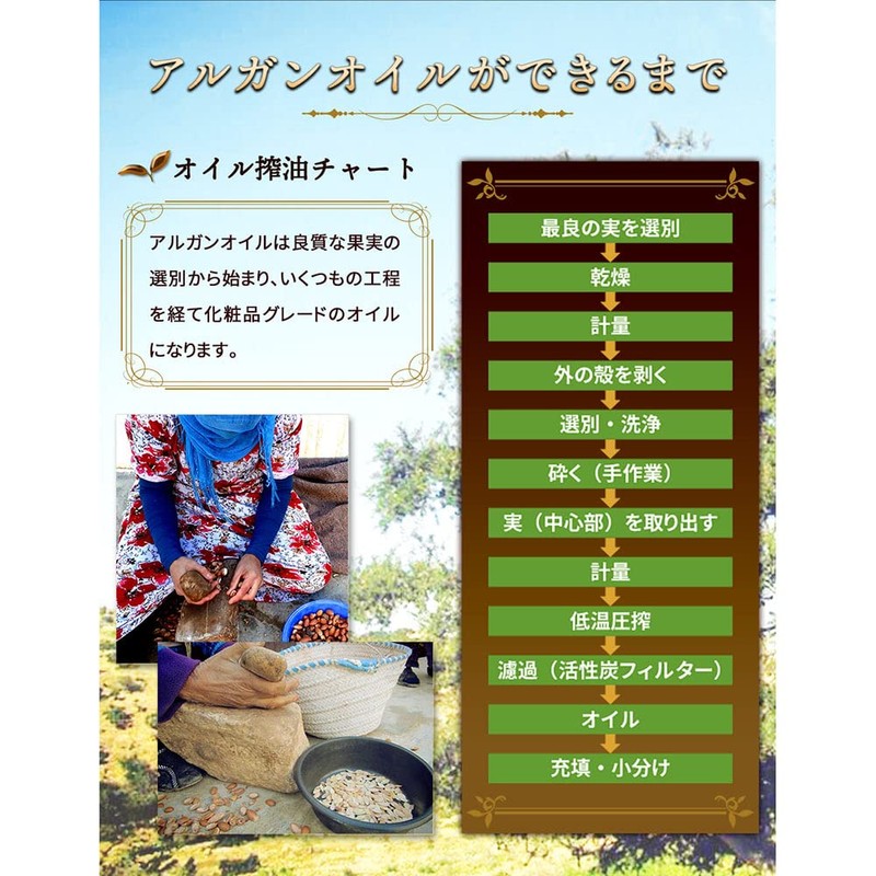 Organic Argan Oil Carrier Oil 100ml Pump Bottle