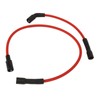 2 Pcs 8mm Spark Plug Wire Set Rubber Sparking Plug