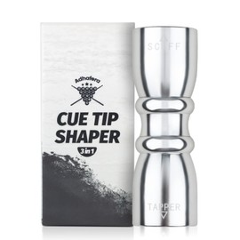 Adhafera Cue Tip Shaper, 3 in 1 of Snooker Cue Tip Shaper, the Snooker Accessories for Effective and Rapid Repair Cue Tip