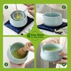 TEANAGOO 7 Pcs Matcha Whisk Set Blue, Ceramic Matcha Set,