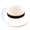 Hat Band Plush Black Velvet 1 Inch Adjustable Size Panama