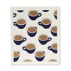 Abbott Collection 84-ASD-AB-71 Coffee Cup Dishcloths. Set of 2, 6.5x8