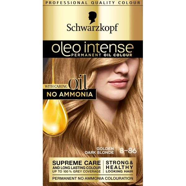 Schwarzkopf Oleo Intense, Permanent Blonde Hair Dye, Ammonia Free, Up