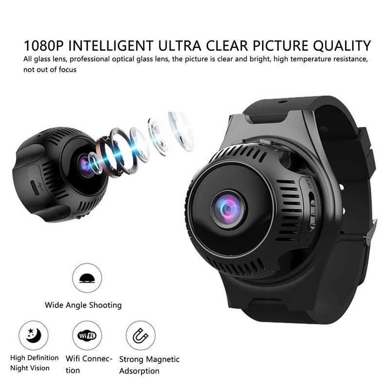 X7 Mini Watch Camera 1080P High Clarity WIFI Remote Camera