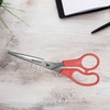 Westcott 8" All Purpose Value Stainless Steel Straight Scissors, Red