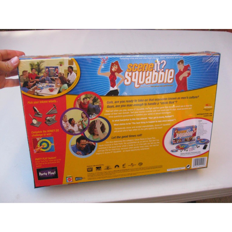Mattel New Scene It Squabble Game NIB Sealed Men Vs