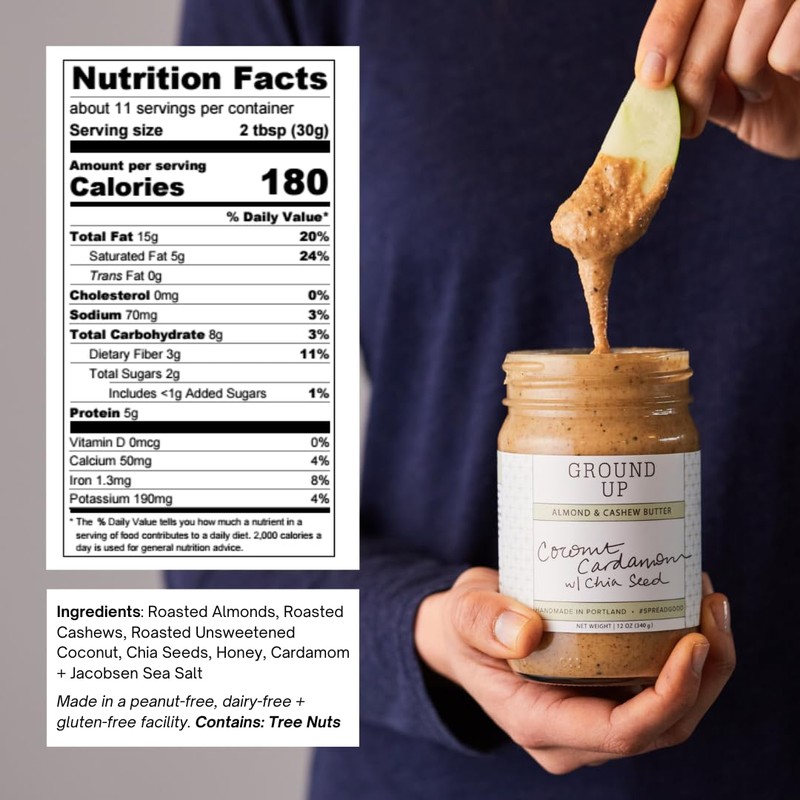 Ground Up GROUND UP PDX Nut Butter Almond Cashew Coconut