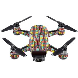 MightySkins Skin Compatible with DJI Spark Mini Drone – Color Bridge | Protective, Durable, and Unique Vinyl Decal wrap Cover | Easy to Apply, Remove, and Change Styles | Made in The USA