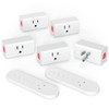 SURNICE Mini Remote Control Outlet Plug, 15A Wireless Light Switch