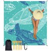 Large Beach Blanket Sand-Free – 210 x 200 cm Waterproof