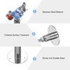 QUARKZMAN 4 Piece Pipe Bracket, Stainless Steel Wall and Ceiling