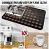 DK177 Coffee Mat Coffee Bar Mat Hide Stain Absorbent Drying