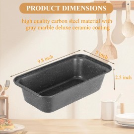 Walooza 8x4 Loaf Pan - Carbon Steel Bread Baking Pans for Homemade Bread Bana...