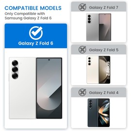 VEGO for Samsung Galaxy Z Fold 6 Case, Compatible with MagSafe Black