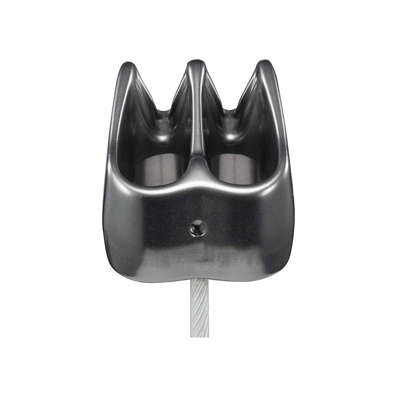 PETZL Unisex – Adult's Verso Abseiling Equipment, Grey, standard size