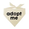 Adopt Me Dog Bandana | 100% Unbleached Cotton Adjustable Triangle