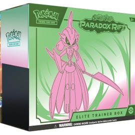 Pokémon TCG: Scarlet & Violet—Paradox Rift Elite Trainer Box - Iron Valiant (9 Booster Packs, 1 Full-Art Foil Card & Premium Accessories)