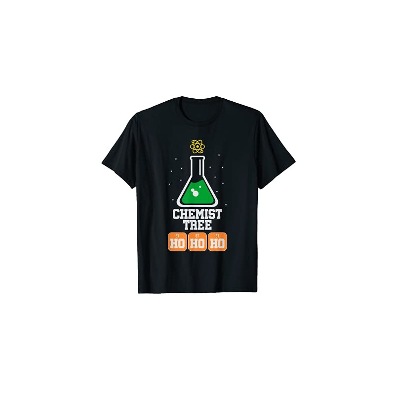 Chemist Tree Ho Funny Chemistry Christmas T-Shirt