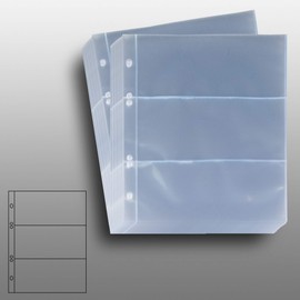 Prophila Collection 20 Banknote Sleeves for 3 Banknotes Each