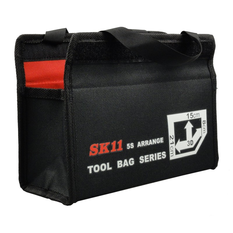 SK11 SSB-1521 3D Small Bag, Black
