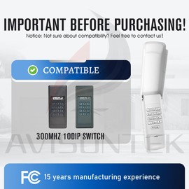 1Pack - 4200/420001 Multicode Gate Opener Keypad