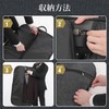 [Cospa ◎] Garment Bag, Clothes Cover, Carry Bag, Gray, Business