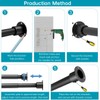 Wardrobe Rail, Heavy Duty Clothes Rod with End Sockets, Adjustable