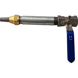 Sandblaster Nozzle Gun, Steel: Holder, Valve, with Premium Long-Lasting 3/32" Boron Carbide Tip