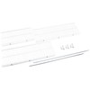 Rubbermaid Full Closet Organization Shelf System, Direct Wall Mount, Adjustable