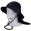 Nanga NA2221-3B501 Nylon Tusser Sun Shade Hat, Black