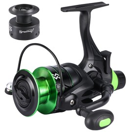Sougayilang Fishing Reels Carp Fishing Reel 13+1BB Spinning Reels, Smooth, Powerful Fishing Reel, Carp Reel with Spare Spool-KO40