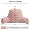 Aimuan Checkered Reading Pillow Bed Rest Wedge Backrest Checkerboard Pillow