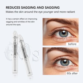 Tpyag Eye Premium Tightener Cream, Hydrating Under Eye Care for Dark Circles & Puffiness, 60 Seconds Smoothing Fine Lines, Lightweight Eye Contour Cream for Men and Women, 5PCS