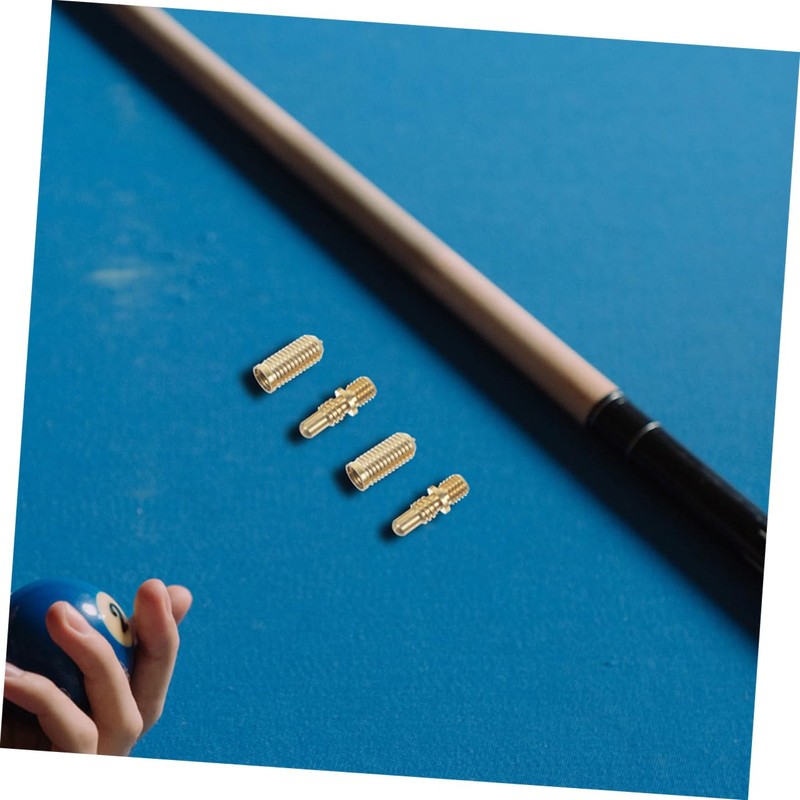 KONTONTY Billiard Stick Replacement Parts Pool Extension Screws Joints Kit