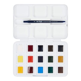 Van Gogh Watercolour Set Van Gogh Pocket Box of 12 Half-Pots + 3 Free