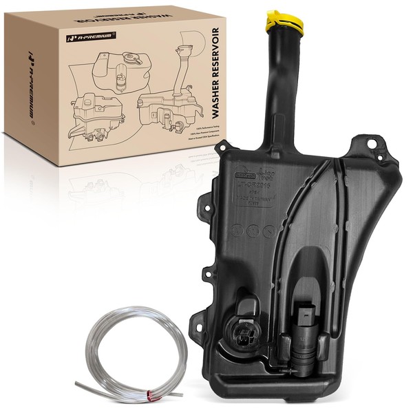 A-Premium Windshield Washer Reservoir Tank Assembly Compatible with Chrysler 200