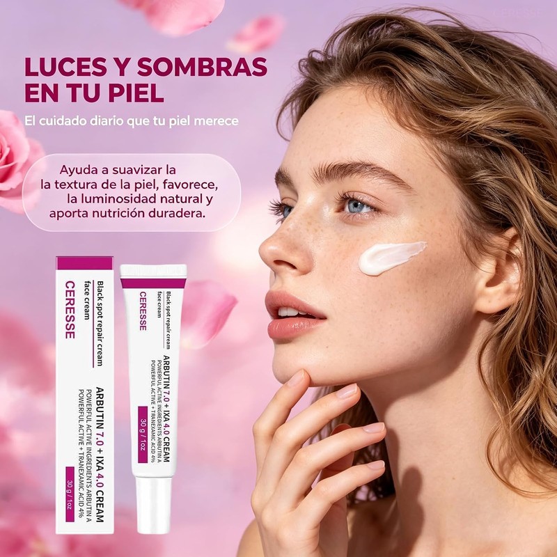 Crema Iluminadora con Arbutina 7% y Ácido Tranexámico 4%