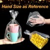 8" x 11" Clear Cellophane Treat Bags with Bottom Gusset