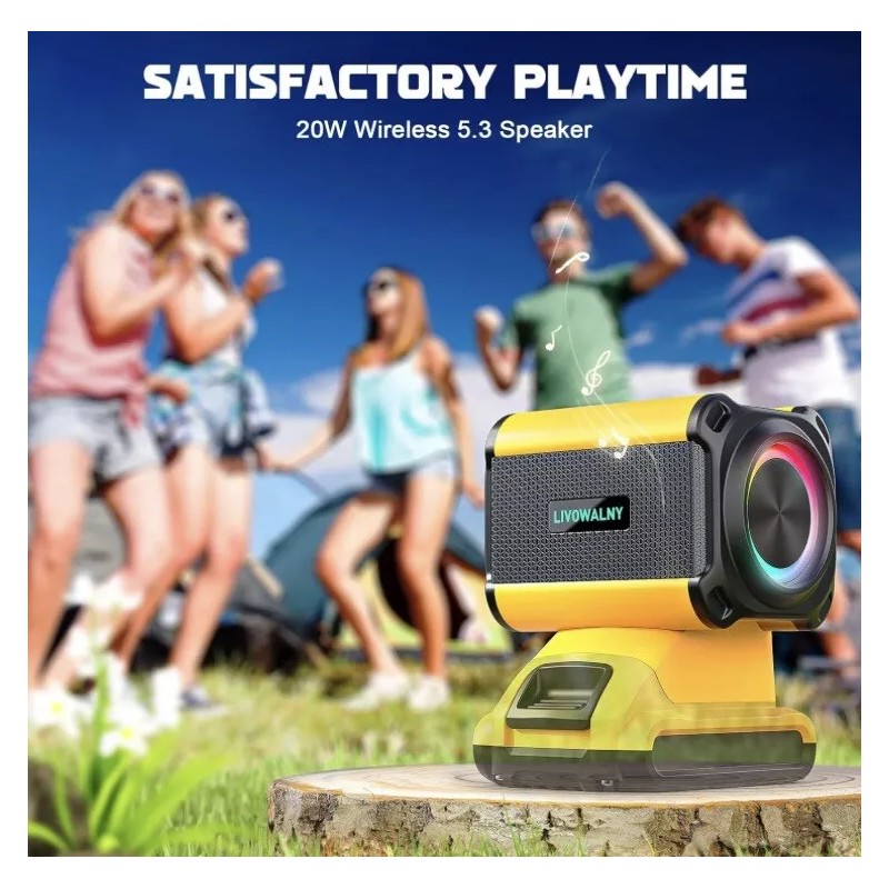 LIVOWALNY Portable Wireless Bluetooth-Comp