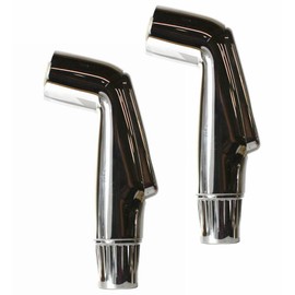 LEFITPA Replacement 2-Pack Chrome Spray Head - Black for PrimeX 81625