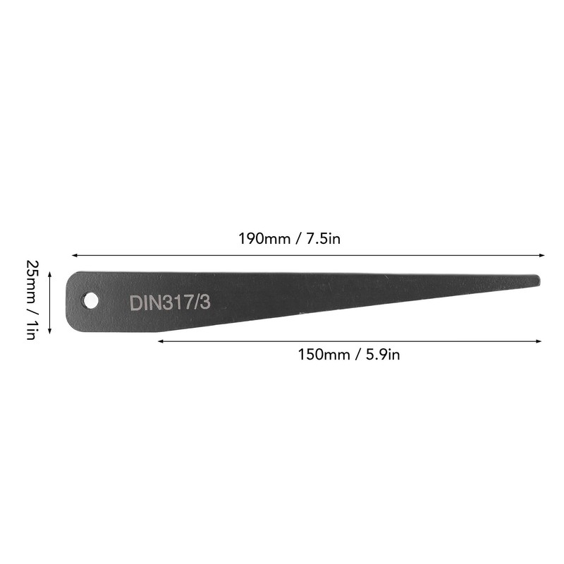 Morse Taper Chuck Drift, DIN317/3 Morse Taper Drift Key Tool