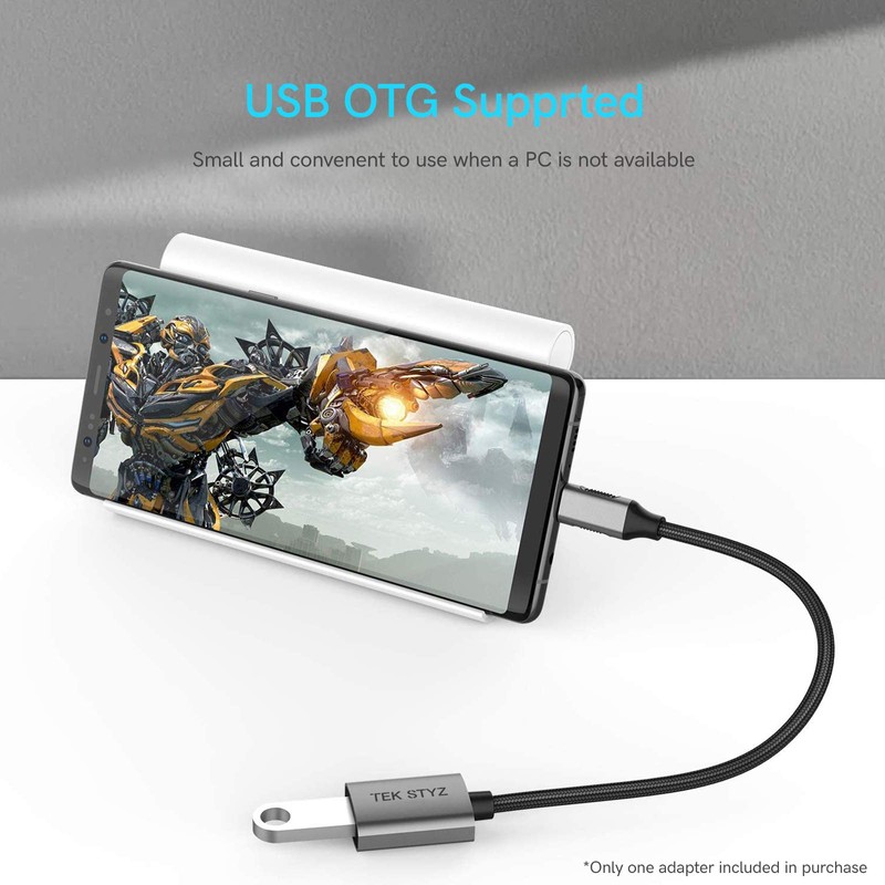 Tek Styz USB-C USB 3.0 Adapter Works for GoPro MAX