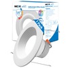 NICOR DLR56609120SWHBF DLR56(v6) 5/6-inch White 900 Lumen Selectable Recessed LED
