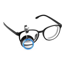 Pinafresa Clip On Glasses Magnifier 20X Watchmaker Loupe Jeweler Magnifying Glass Watchmaker Jewelry Watch Repair Tool